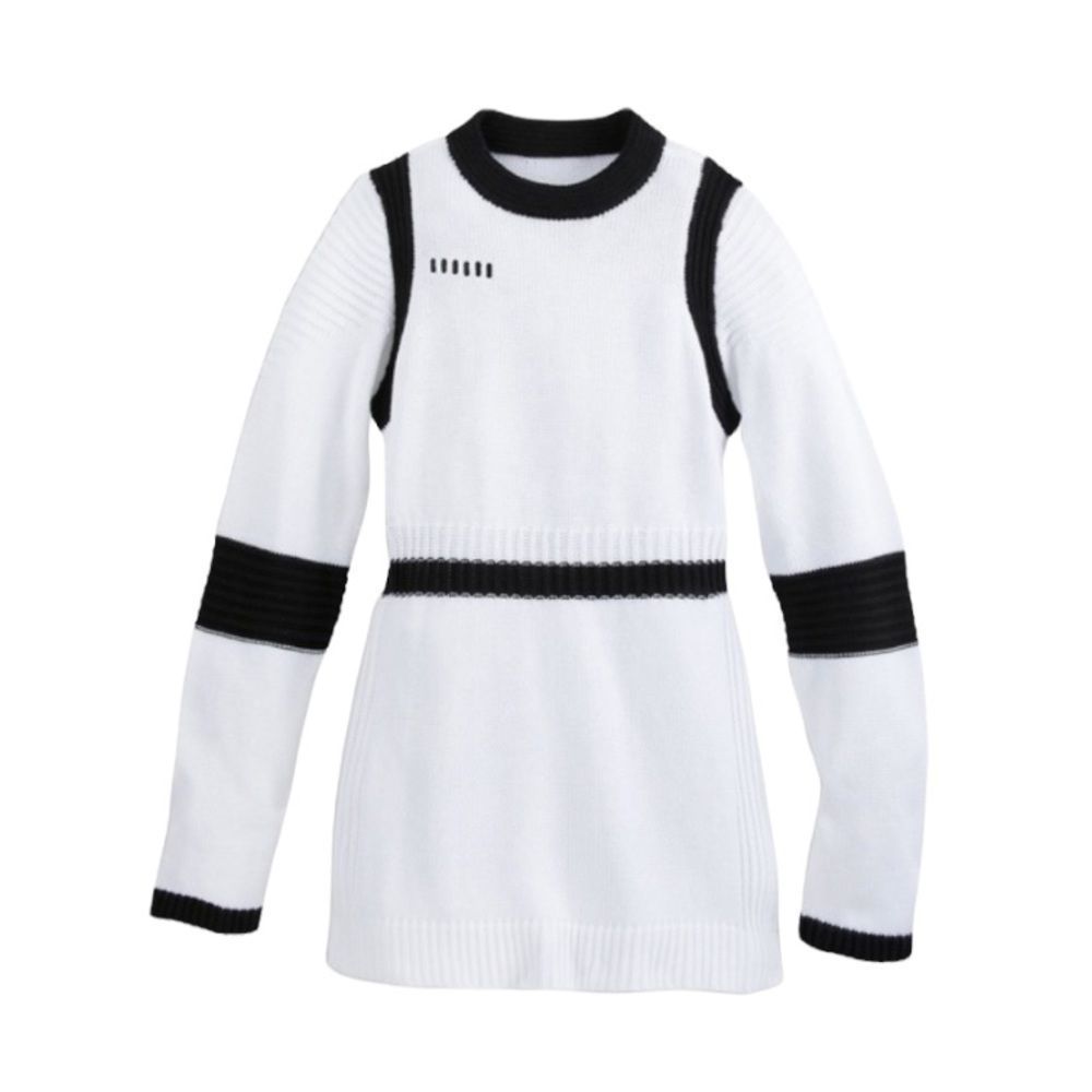 Disney Tops | Star Wars Knit Stormtrooper Sweater